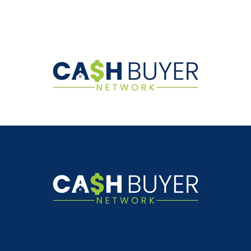 Cash Buyer Network -- Logo Design Design by Md. Faruk ✅