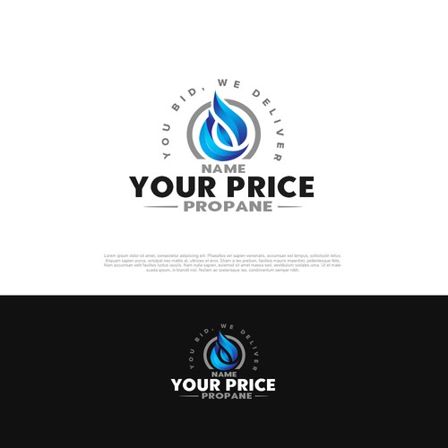 we need a design that will grab the eye for ordering propane and propane pricing. Diseño de pixelgrapiks