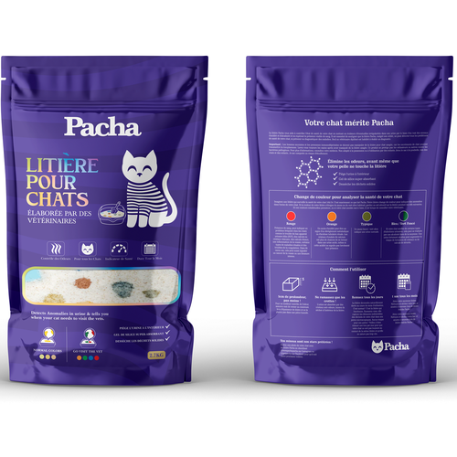 Cat Litter startup Minimalistic packaging - Contest Design by SONUPARMAR