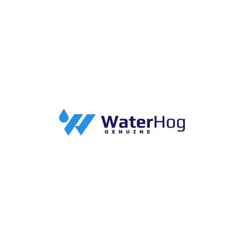 WaterHog Logo Design by _barna