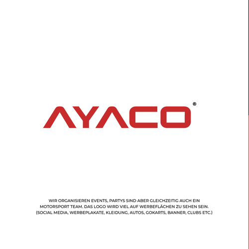 Logo for a company called AYACO Design by dx18