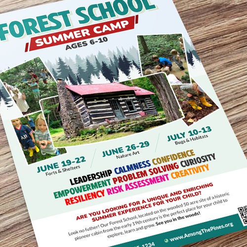 Y&BさんのForest School summer campデザイン