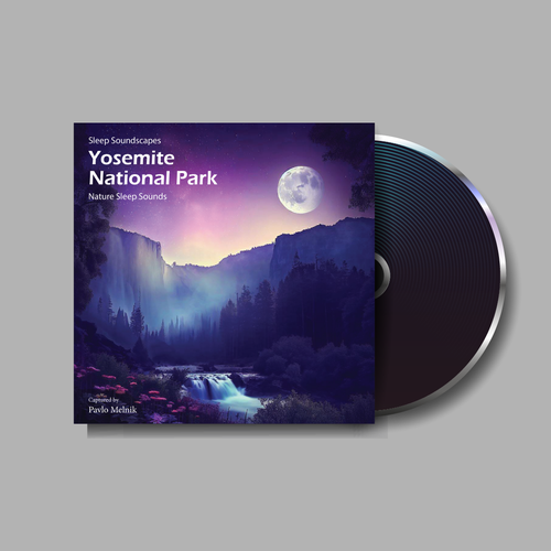 Audiobook cover for sleep sounds book Design by Moin Hassan Abbasi