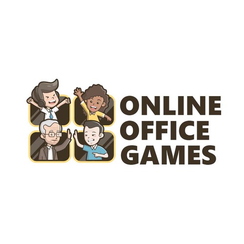 Logo for Online Office Games by teambuilding.com -- an event loved by Apple, Google, NASA and more. Design by dadan_pm