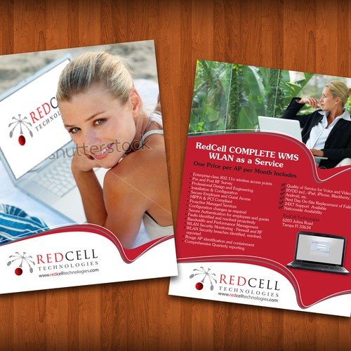 Create Product Brochure for Wireless LAN Offering - RedCell Technologies, Inc. Design by Rudvan
