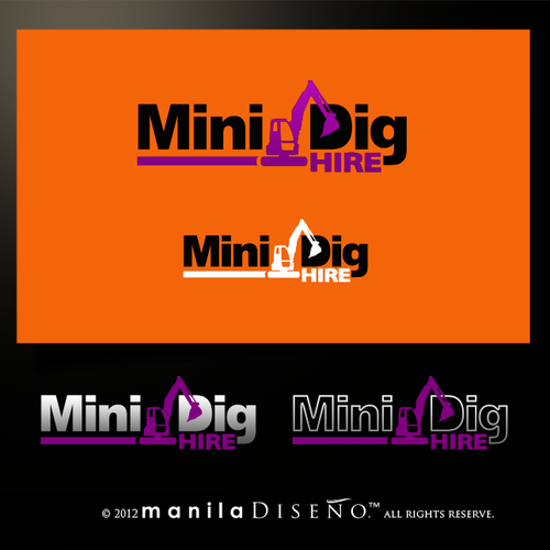 Design di Help MiniDig Hire with a new illustration di ✔Julius