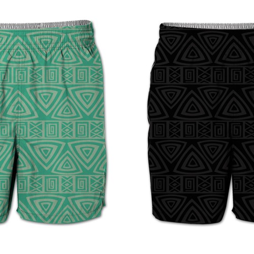 Hawaiian Tribal Shorts Clothing Or Apparel Contest   Attachment 53990801