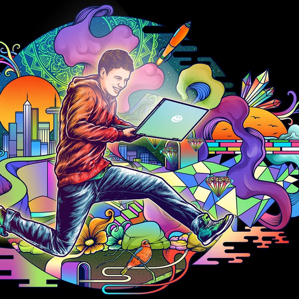 Illustrations for blog posts and brand identity