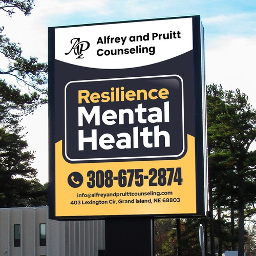 Design di We Need a Professional Street-Facing Sign for Our New Counseling Location di Balad_Studio™