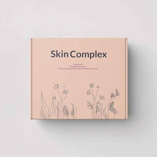 Box design for a advanced skin care supplement Design by Elllen