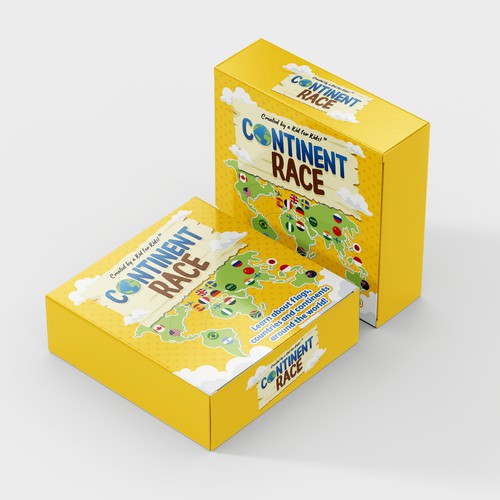 Continent Race - Kids Game -  Learn about the World! Design réalisé par Mrs Design ♥