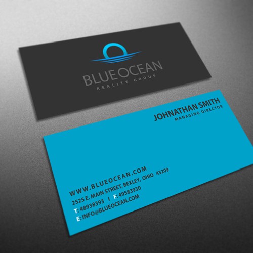 Design di Blue Ocean Realty Group Logo, Business Cards and Letterhead di mutahar