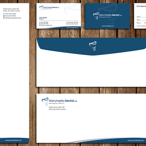 Designs | Dental stationary and business card | Stationery contest