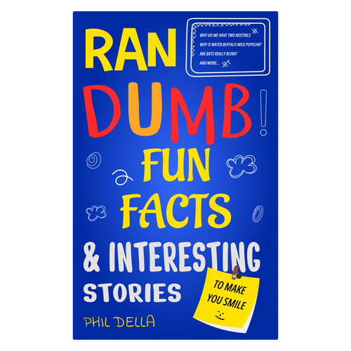 Ran-Dumb Fun Facts Book Cover Design by HarshGogri