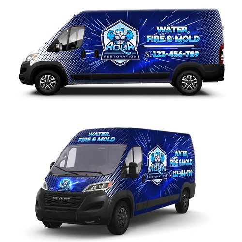 Sharp van wraps Design by Levik