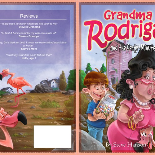 Children's Book Cover: Cartoon Grandma (ages 7-10, series) Design réalisé par Vincenzo Sirianni