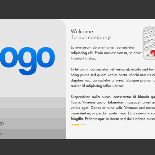 1-3 Page Website Template Design von mvn1990