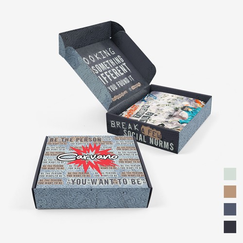 Packaging Design for Shipping Box - Mens Streetwear Apparel Line Diseño de Amico Moch