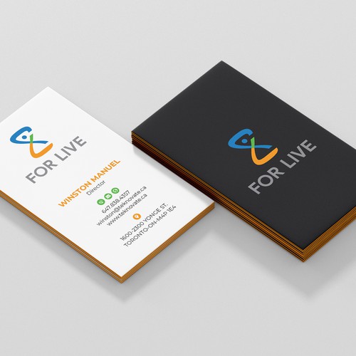 Design a suitable business card for 'For Life' Design réalisé par Birendra Chandra Das