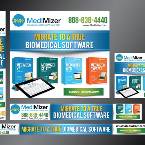 Web banners for software company. | Banner ad contest