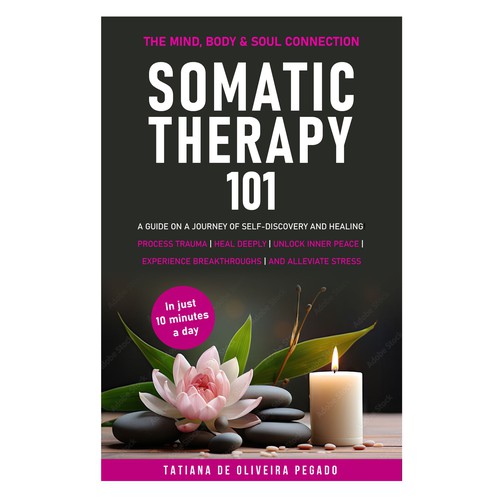 Beautiful & powerful book cover with a lotus flower design Design by 99_master