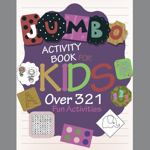 Fun Design for Jumbo Activity Book Design by Aaniyah.ahmed
