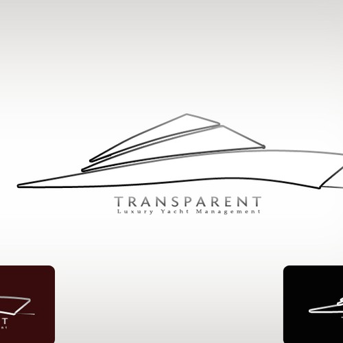 logo for TRANSPARENT Luxury Yacht Management Design by 3dimensions