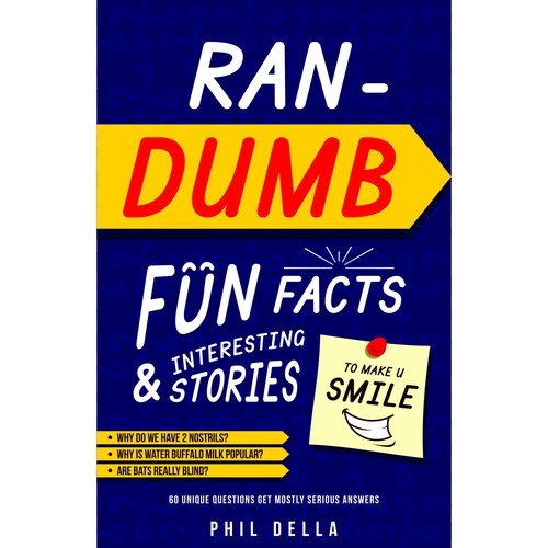 Ran-Dumb Fun Facts Book Cover Design by Syarif HC