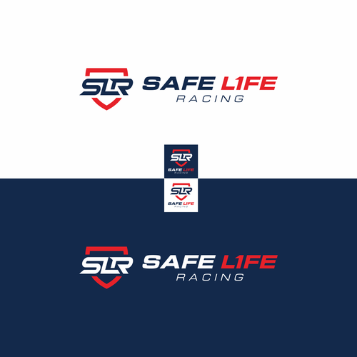 Logo Redesign for Safe Life Racing!  A manufacturer of auto racing safety equipment. Design by HTM