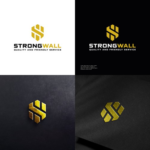 Design a strength related logo to promote strong columns Design by 3nigma
