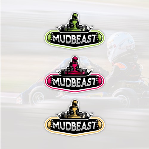 Design di Mud Beast!  Logo needed for a new line of off-road Go-Karts for kids di Brainbox Studio