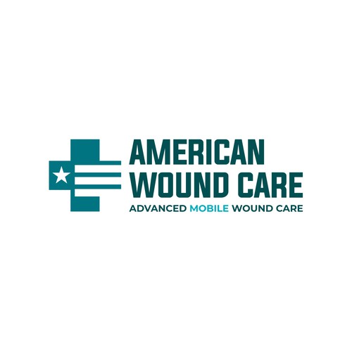 Clean logo for mobile wound care center Design by Dezineexpert⭐