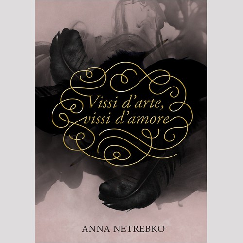 Illustrate a key visual to promote Anna Netrebko’s new album Diseño de ZOLAB
