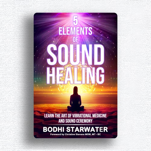 Quantum, attractive, magical cover for Sound Healing book Design von Designtrig