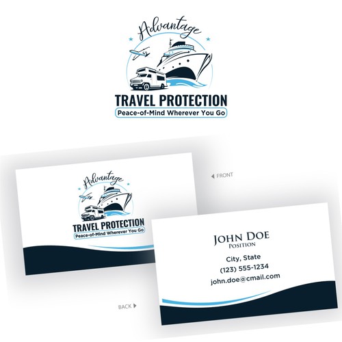 Logo and Biz Cards for Travel Company Design by monalishas