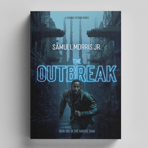Sci-fi book cover with horror elements needed. Design by esportable