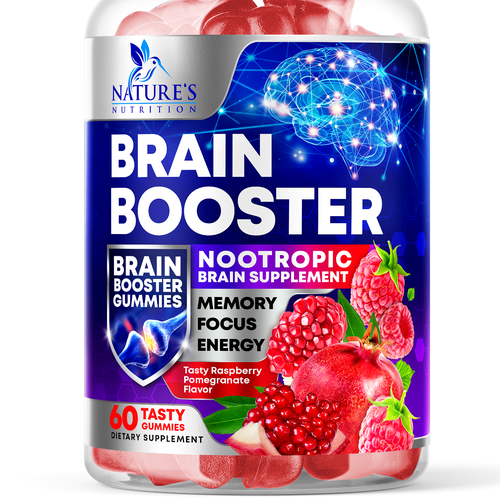 Brain Booster Supplement Design Needed for Nature's Nutrition Design by rembrandtjurin