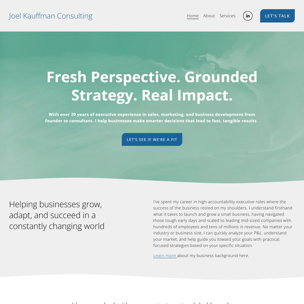 Joel Kauffman Consulting