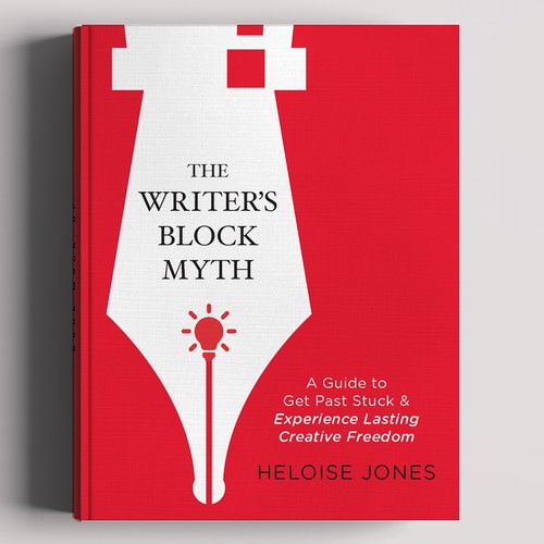 Cover design for the writer's block myth, Book cover contest