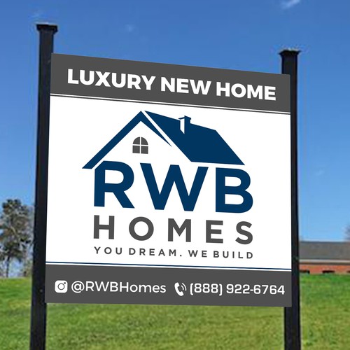 Signage for Luxury Home Builder Design by radhekrishna