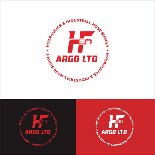 Hydraulic hose shop logo Design by dimbro