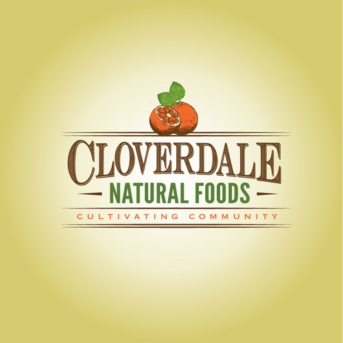 Natural grocery store Logo Design by MonicaDesigns