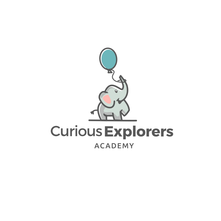 Curious logo with the title 'Playful logo design for early learning center'