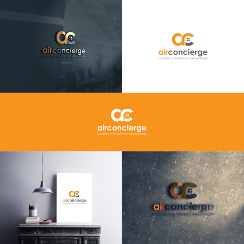 "Imobiliária inovando a forma de alugar e vender imóveis bacanas necessita  logo moderno e valioso" winning Logo design