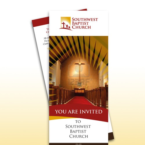 Design by Multipraktik titled "brochure design for Southwest Baptist Church"