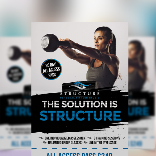 Create A Flyer 5x8 Landscape For An Upscale Personal Training Gym In Nyc Postcard Flyer Or Print Contest 99designs