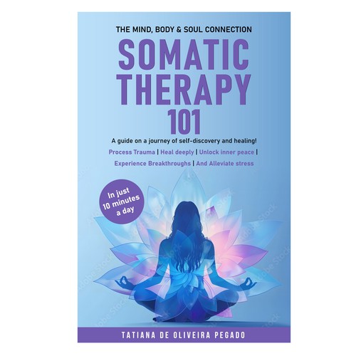 Beautiful & powerful book cover with a lotus flower design Design by 99_master