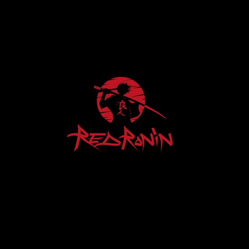Anime-inspired logo for Red Ronin Design by Guido_Astolfi