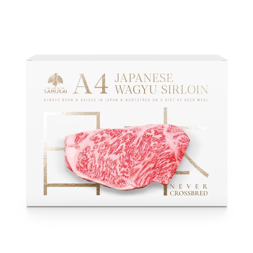 100% JAPANESE WAGYU STEAK Design by MarsiDesign