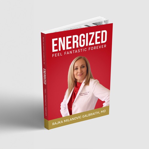 Design a New York Times Bestseller E-book and book cover for my book: Energized Design by carlo_a⚡️⚡️⚡️